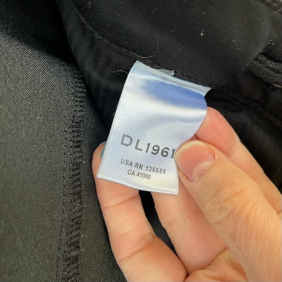 DL1961 Black Gwen Jogger Pants Sz 23 - Picture 7 of 15